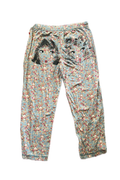 Blue floral Pants